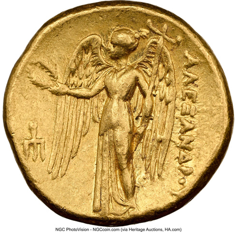 古代マケドニア王国 336-323BC アレキサンダー大王 スターテル金貨 VF Strike:5/5,Surface:3/5:8567796-005