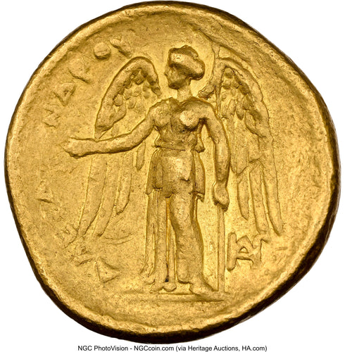 古代マケドニア王国 336-323BC アレキサンダー大王 スターテル金貨 Ch VF Strike:5/5,Surface:4/5:8567796-004