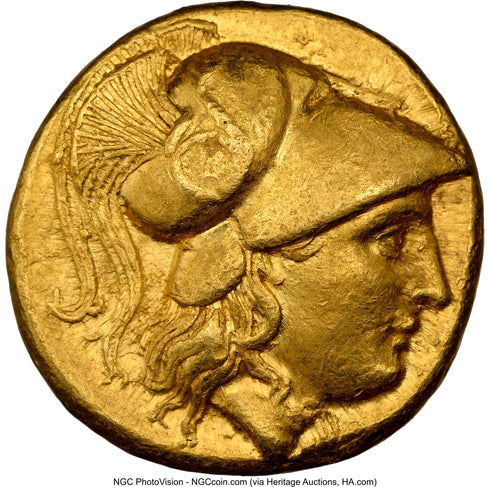 古代マケドニア王国 336-323BC アレキサンダー大王 スターテル金貨 XF Strike:4/5,Surface:4/5:8568329-003