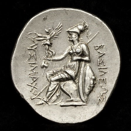 【希少性】★ 古代トラキア 297-281BC リュシマコス テトラドラクマ銀貨:裸-UNIVERSAL COIN