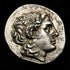 【希少性】★ 古代トラキア 297-281BC リュシマコス テトラドラクマ銀貨:裸-UNIVERSAL COIN