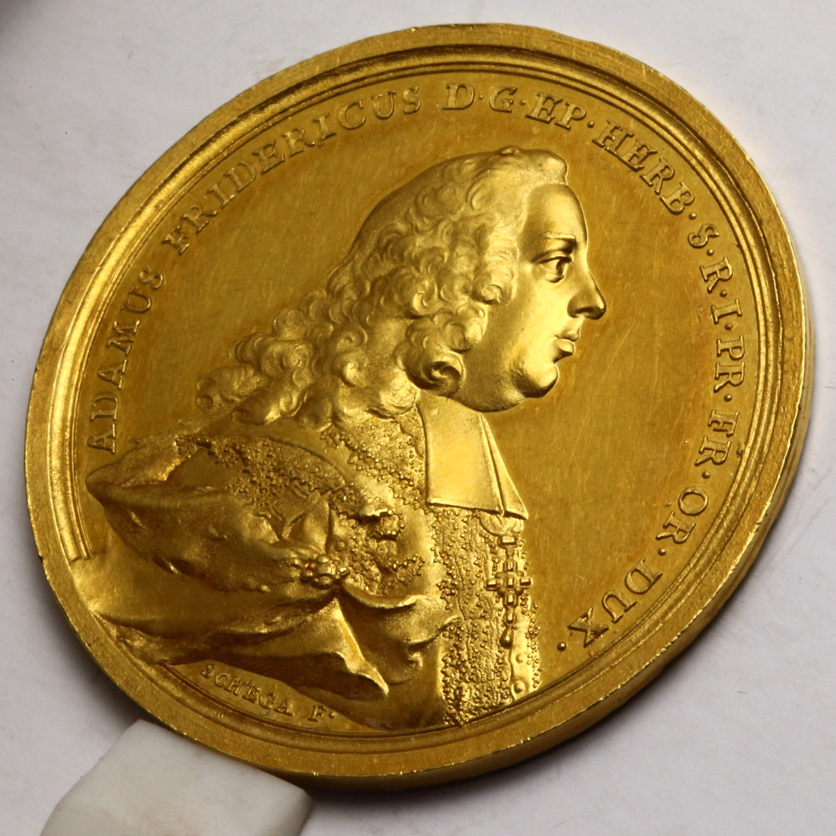 ドイツ 1775年アダム・フリードリヒ 12ダカットサイズ 金メダル(未鑑定)