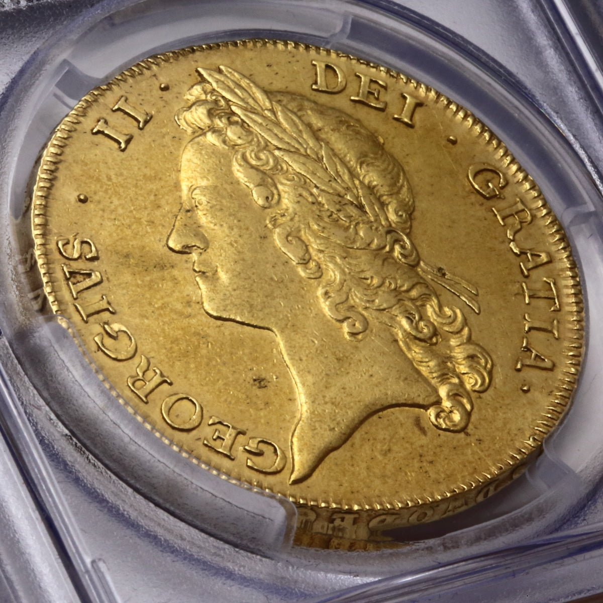 販売実績-イギリス　1738年 ジョージ2世 5ギニー金貨 AU50(PCGS)-UNIVERSAL COIN