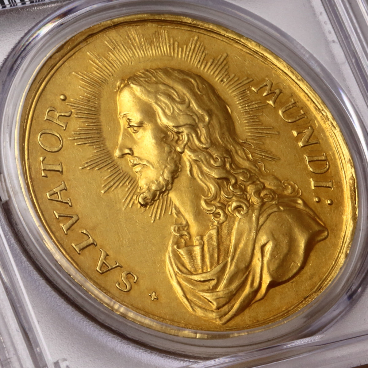 販売実績-ウィーン 1683年 サルバトールムンディ10ダカットサイズ 金メダル SP55(PCGS)-UNIVERSAL COIN