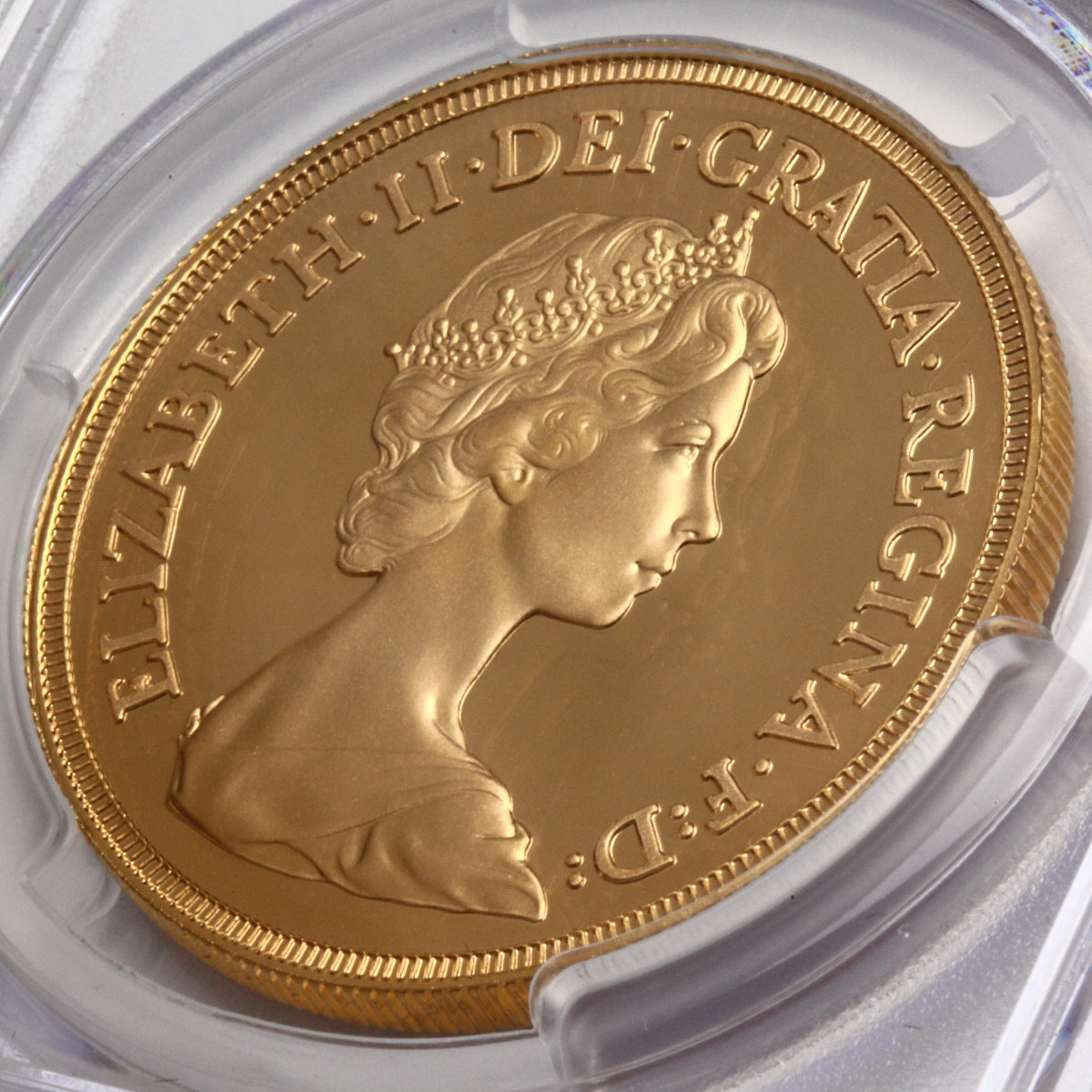 販売実績-イギリス 1982年 エリザベス2世 5ポンドプルーフ金貨 PR70DCAM(PCGS)-UNIVERSAL COIN