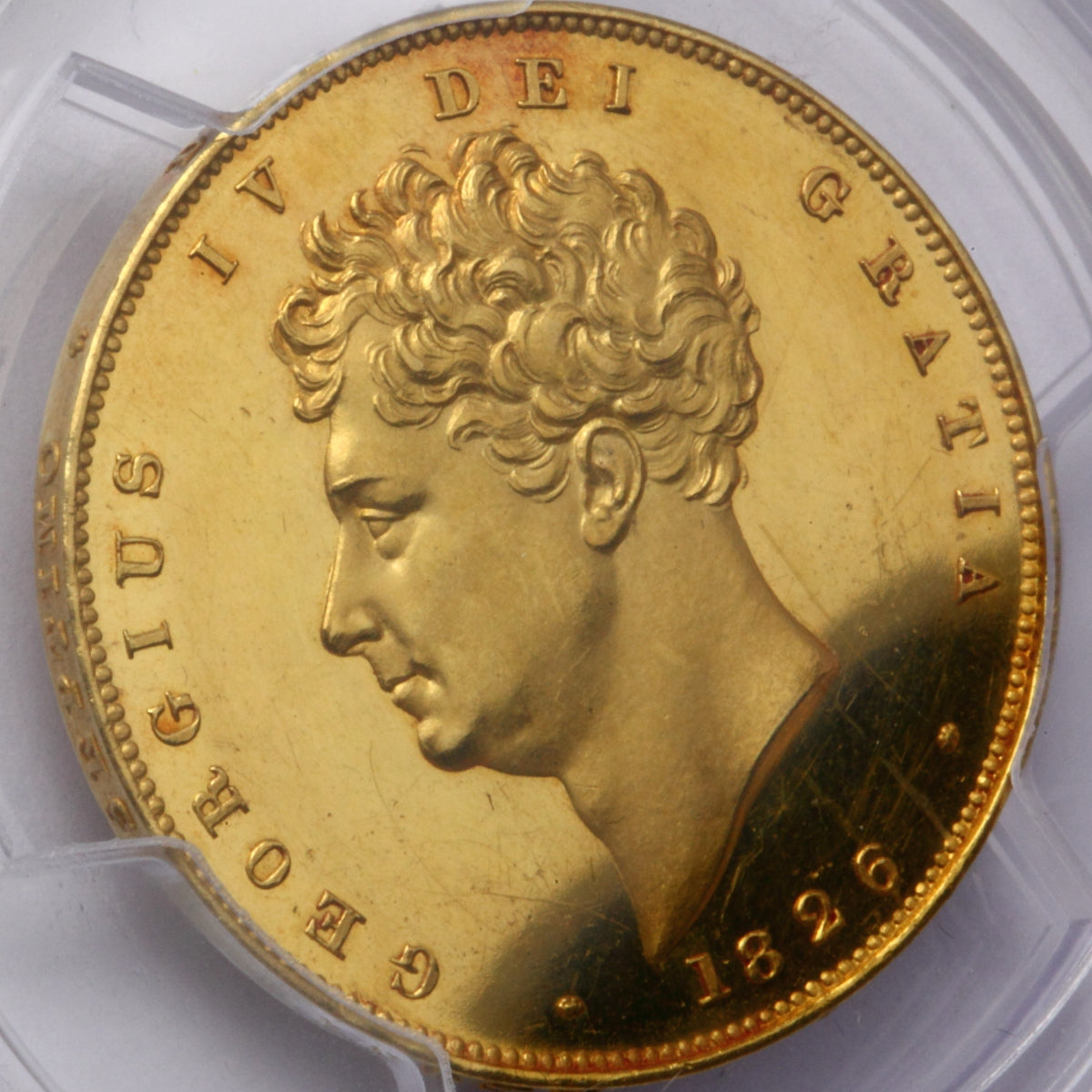 販売実績-イギリス　1826年2ポンドプルーフ金貨　ジョージ4世 PR64DCAM(PCGS)-UNIVERSAL COIN