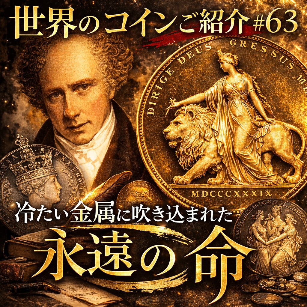 世界のコインご紹介#63 「冷たい金属に吹き込まれた永遠の命～天才彫刻家ワイオンが遺した5枚の奇跡～」
