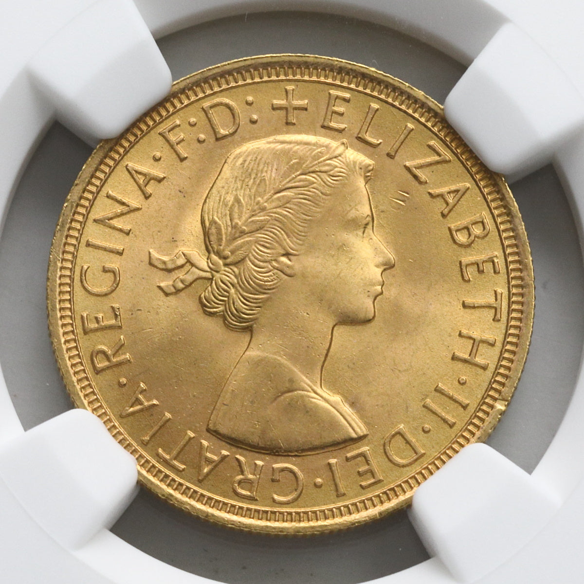 イギリス 1957年 エリザベス2世 ソブリン金貨 10枚セット