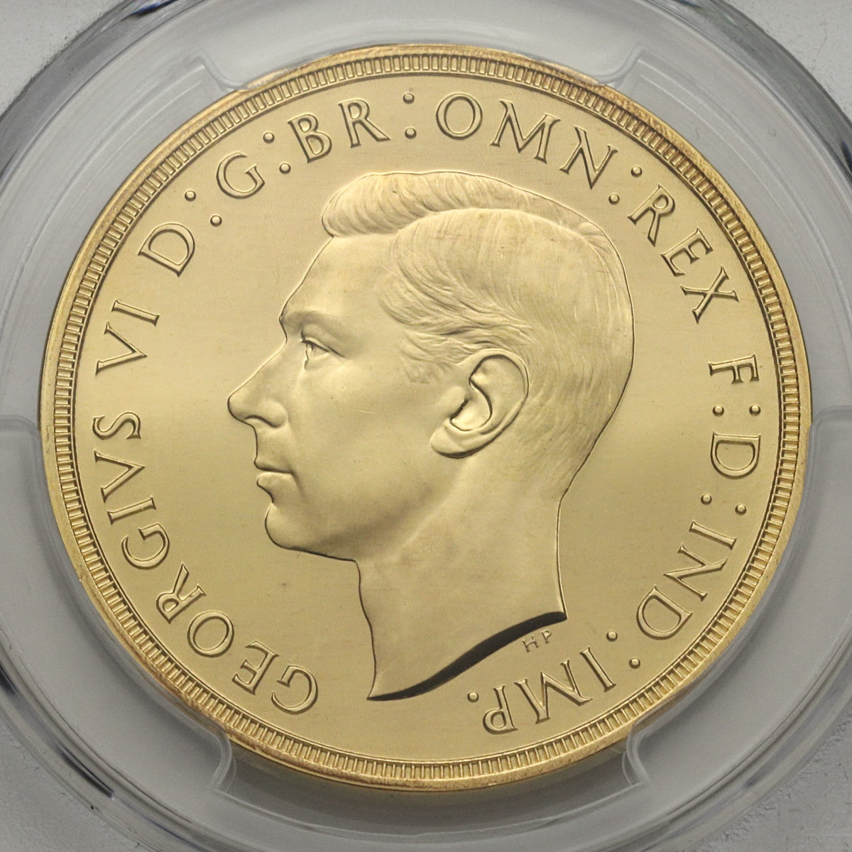 イギリス 1937年 ジョージ6世 5ポンド金貨 PR66（4枚セット