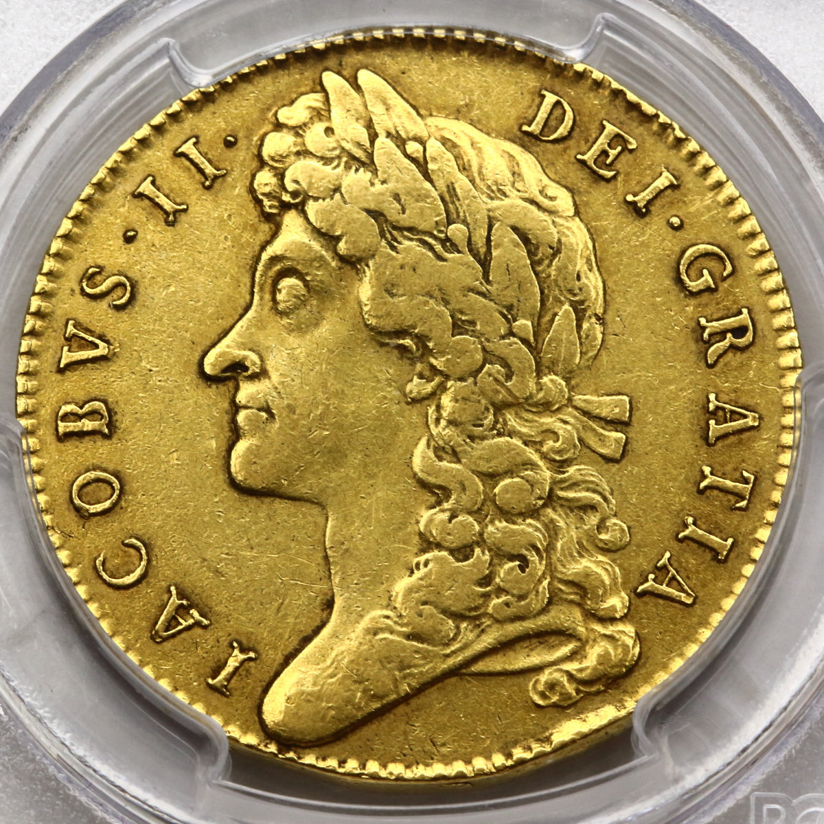 イギリス 1687年 ジェームズ2世 5ギニー金貨 XF45：80062535