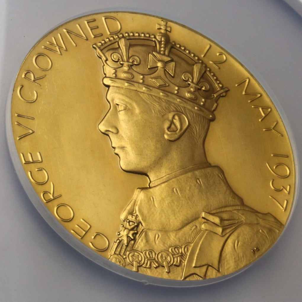 イギリス 1937年 ジョージ6世 戴冠記念 金メダル PF61UCAM(NGC)：4671492-001 ｜アンティークコイン・モダンコイン-  UNIVERSAL COIN