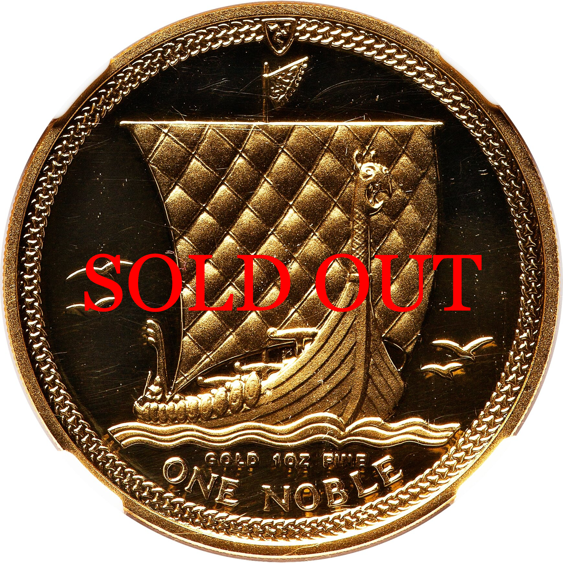 マン島 1994年 ノーブル 1oz 金貨 PF69UCAM：3320307-021