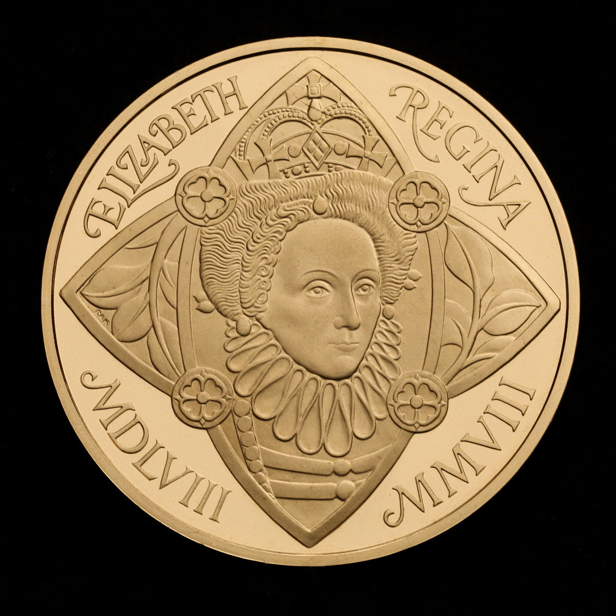2008年 イギリス　エリザベス1世 シルバープルーフ　即位450周年記念コイン イギリス 2008年 エリザベス1世 即位450周年記念 5ポンド金貨