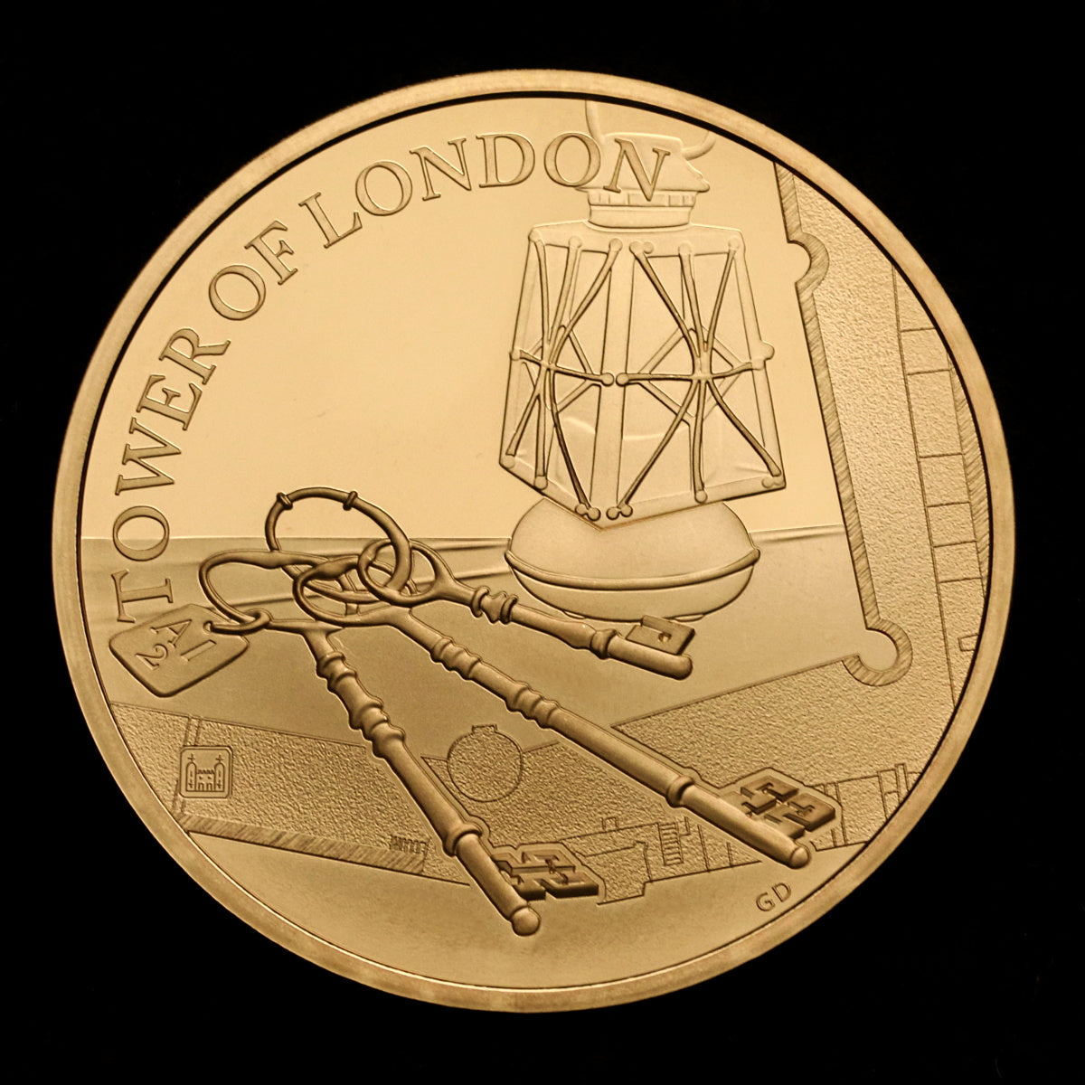 イギリス 2019年 ロンドン塔 鍵の儀式 5ポンド金貨 ROYAL MINT