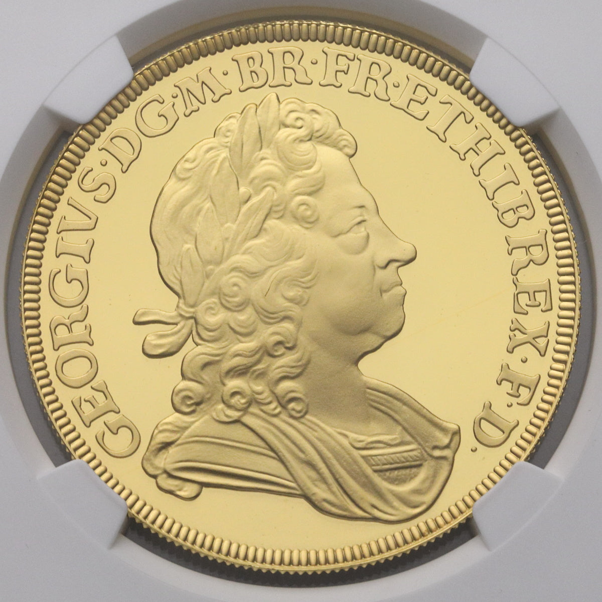 イギリス 2022年 ジョージ1世 200ポンド 2oz 金貨 PF70UCAM：6585064-006