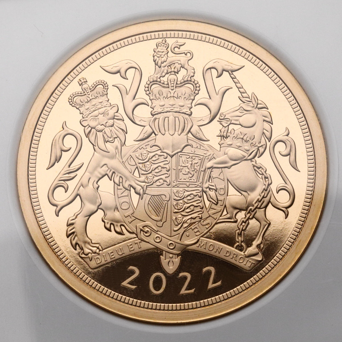 イギリス 2022年 エリザベス2世 即位70周年記念 5ポンド金貨 Piefort PF69UCAM：2136378-001