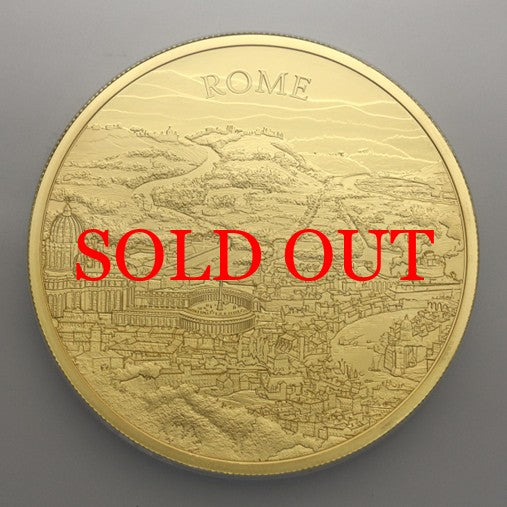 イギリス 2022年 エリザベス2世 ローマ都市景観 500ポンド(5oz)金貨 PF70UCAM：6769842-001