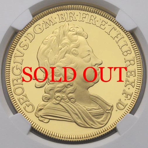 イギリス 2022年 ジョージ1世 200ポンド 2oz 金貨 PF70UCAM：6585064-006