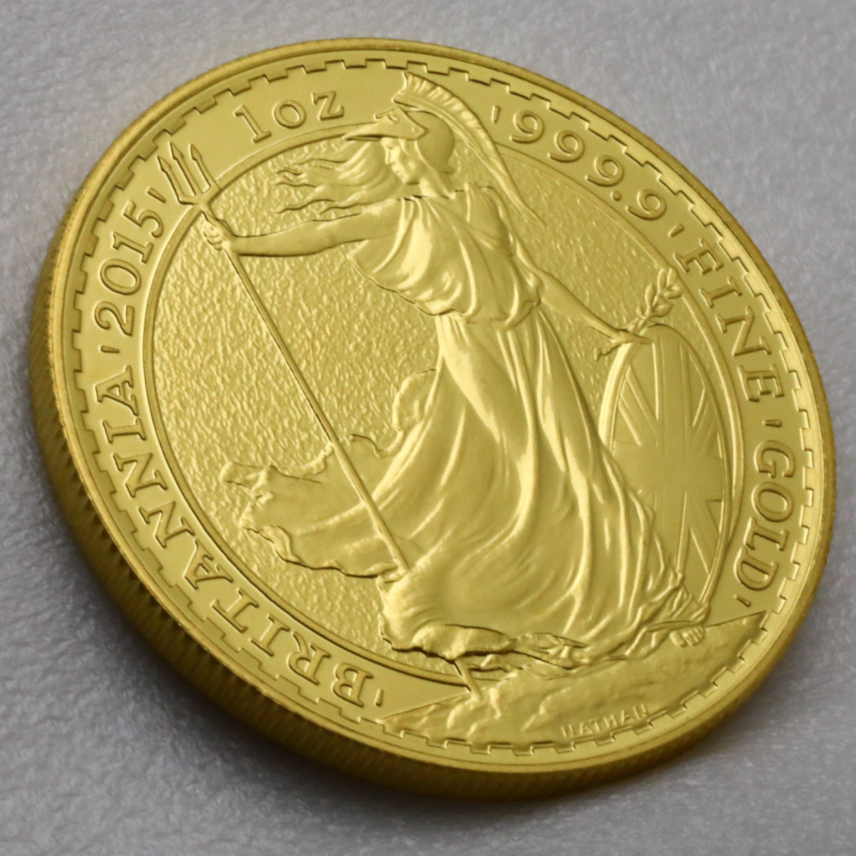 イギリス 2016年 ブリタニア Bullion 100ポンド 1oz 金貨 3枚セット：裸