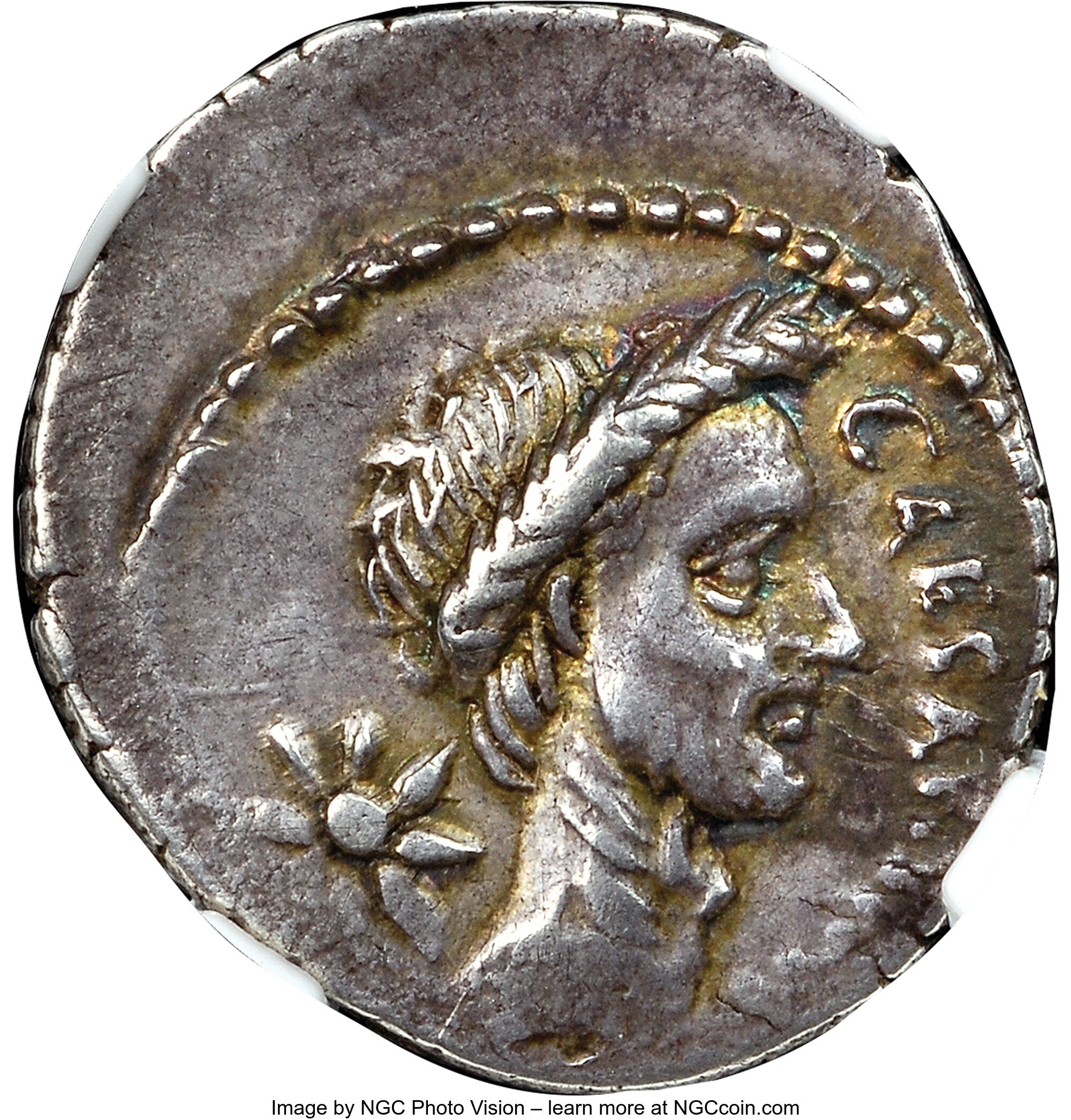 古代共和制ローマ 44BC ユリウス・カエサル/愛の女神ヴィーナスと勝利