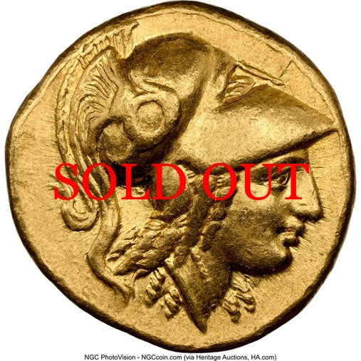 古代マケドニア王国 336-323BC アレキサンダー大王 スターテル金貨 Ch VF Strike:5/5,Surface:4/5：8567797-009