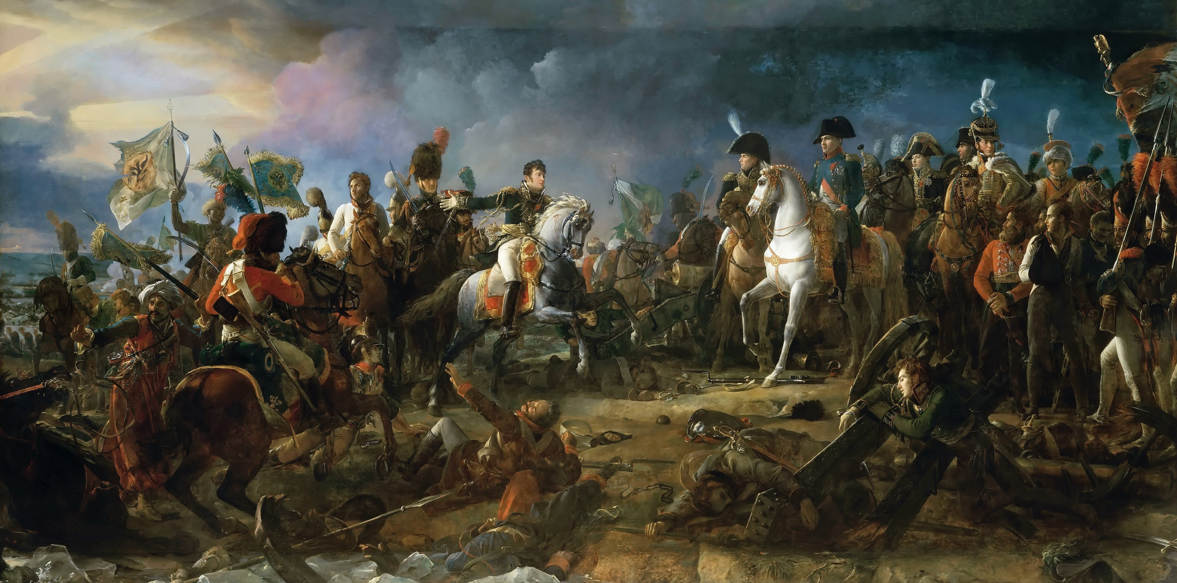 Napoleon crossing the Alps